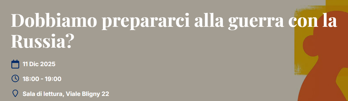 Dobbiamo prepararci alla guerra con la Russia?